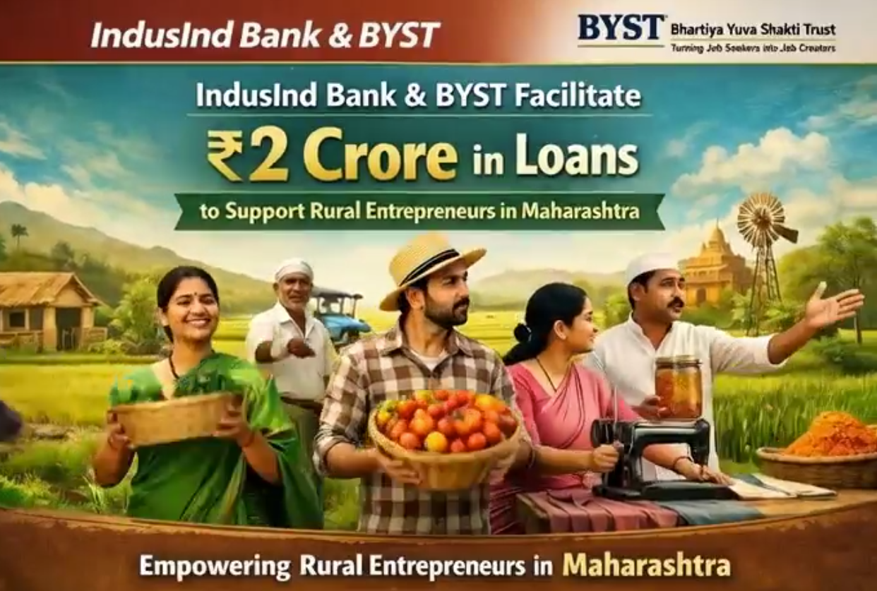 IndusInd Bank's CSR Initiative Empowers 4,300+ Youth Through Rural Entrepreneurship in Maharashtra